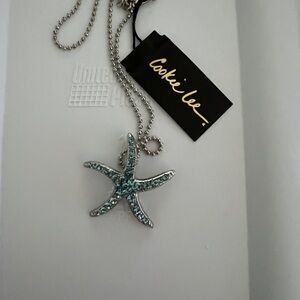 Crystal Starfish Necklace